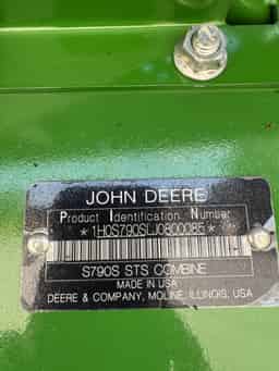 2018 John Deere S790 Image