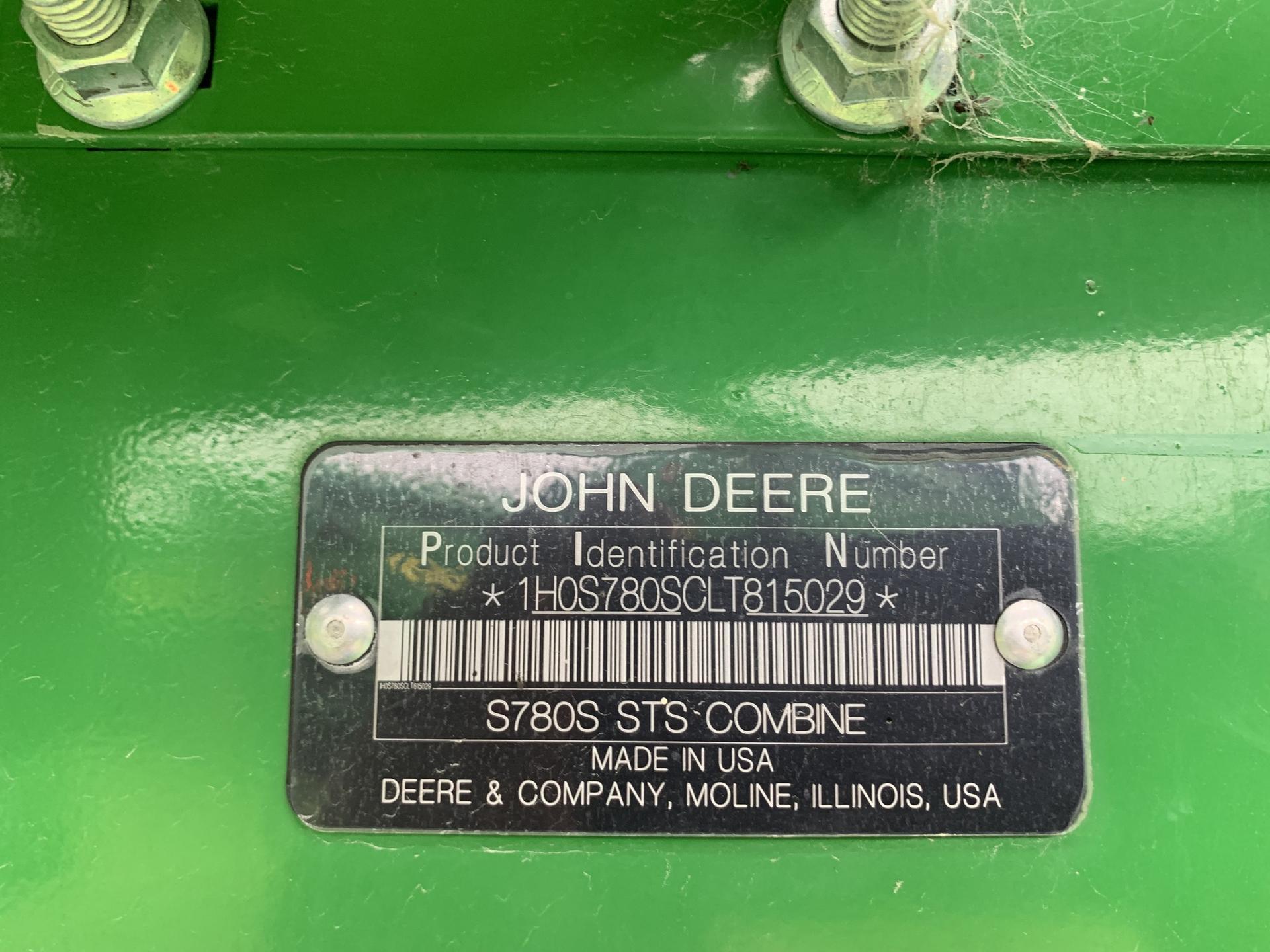 2021 John Deere S780 Image