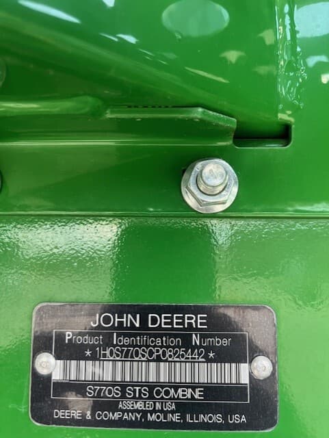 2023 John Deere S770 Image