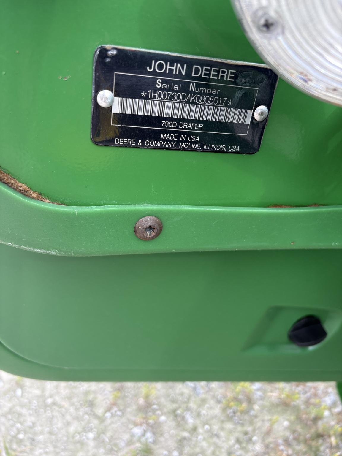2019 John Deere 730D Image