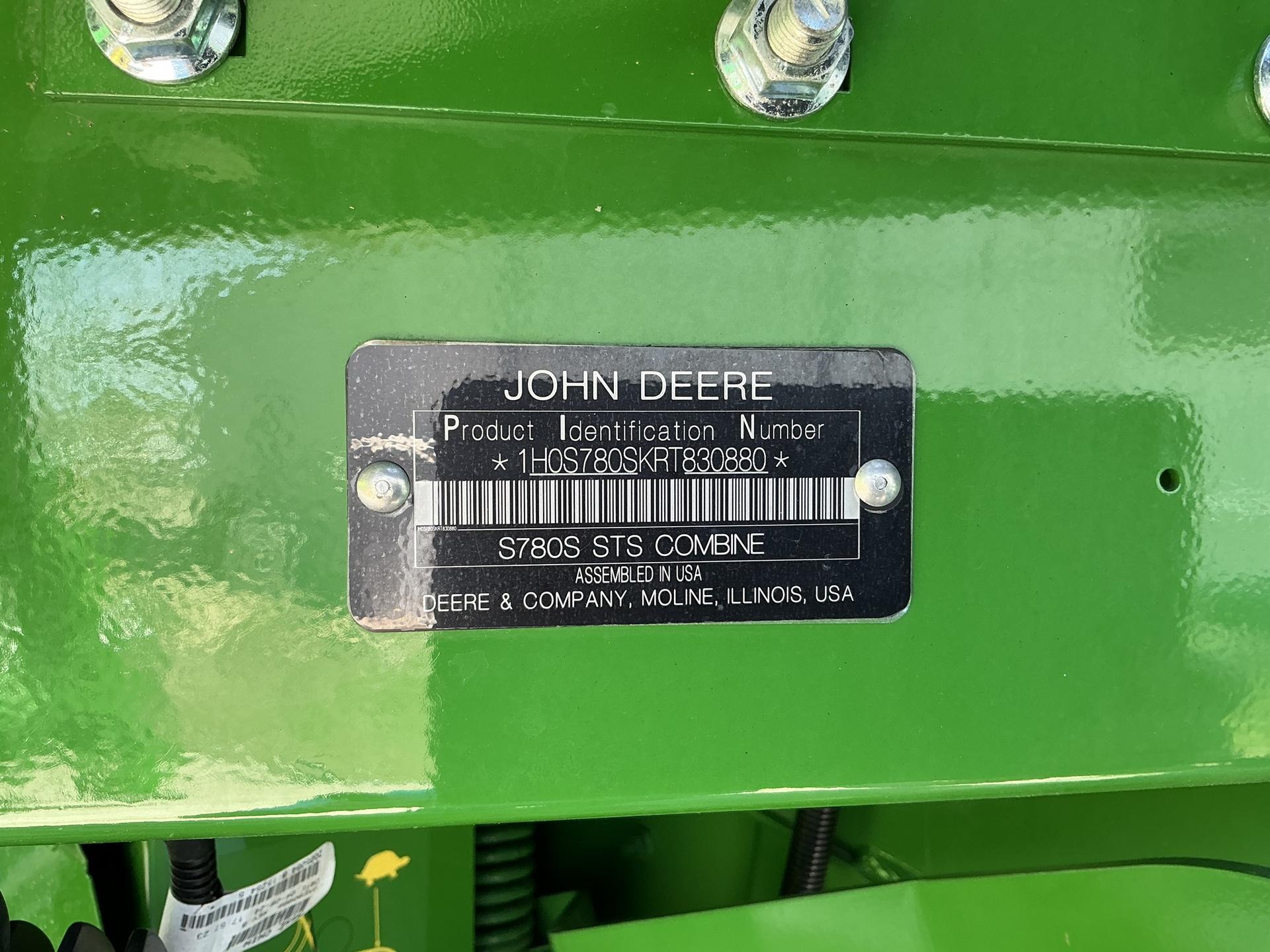 2024 John Deere S780 Image
