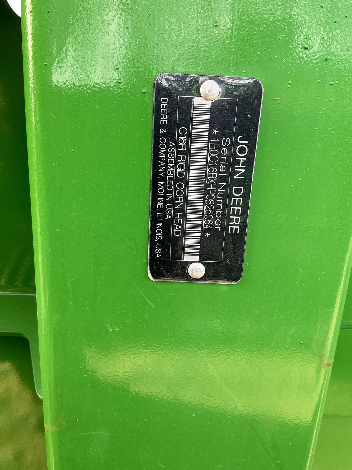 2023 John Deere C16R Image