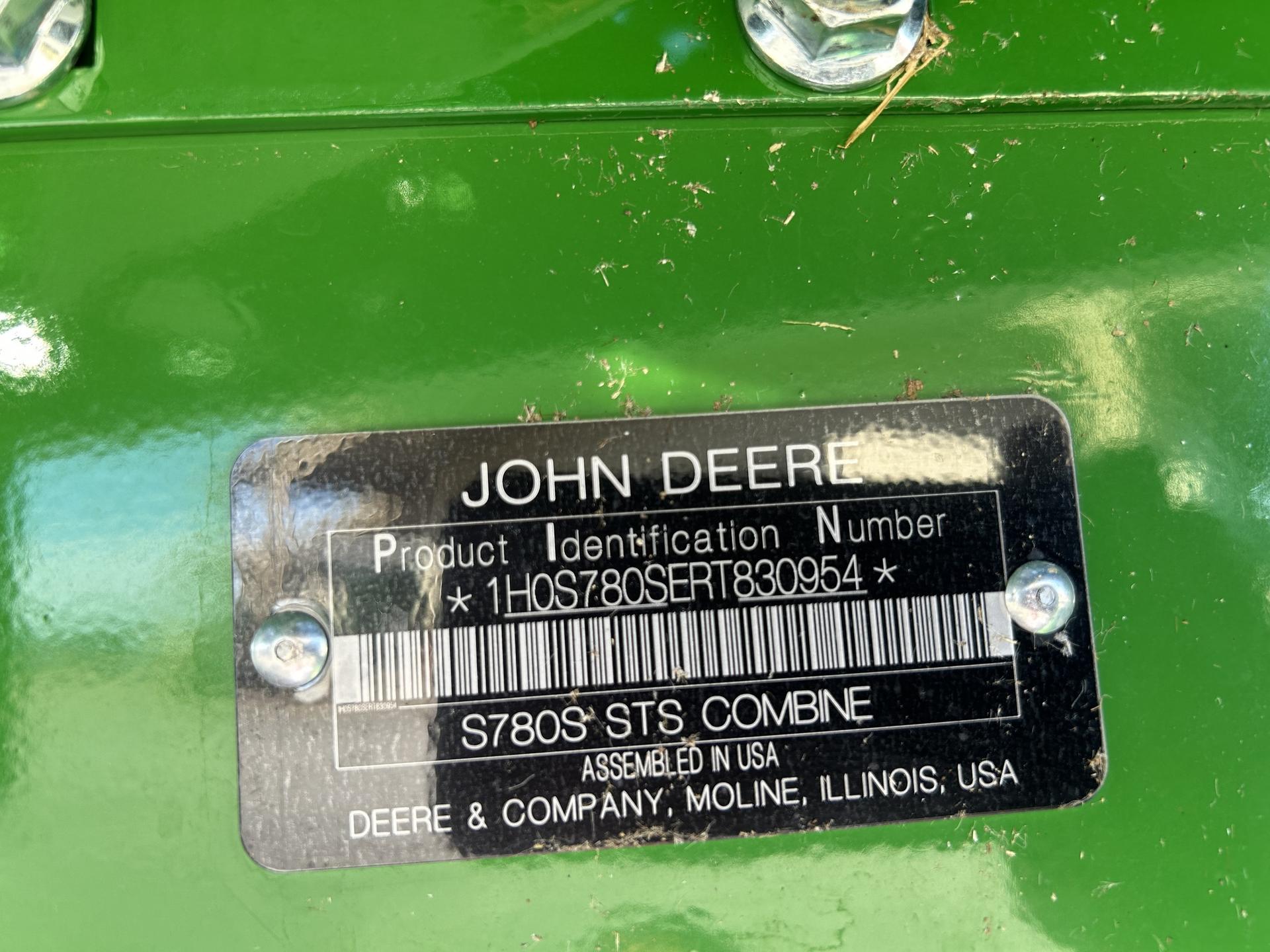 2024 John Deere S780 Image