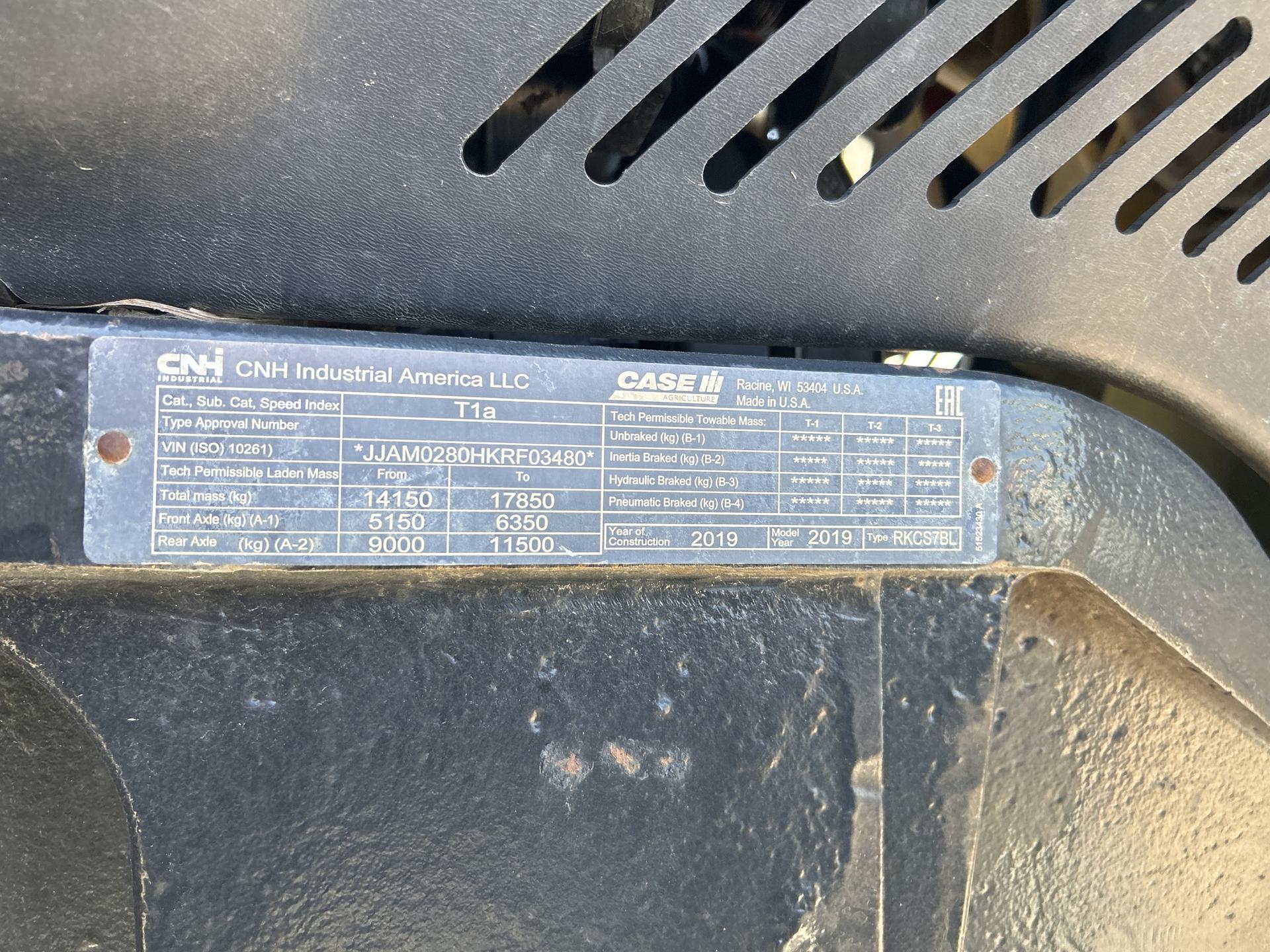 2019 Case IH Magnum 280 Image