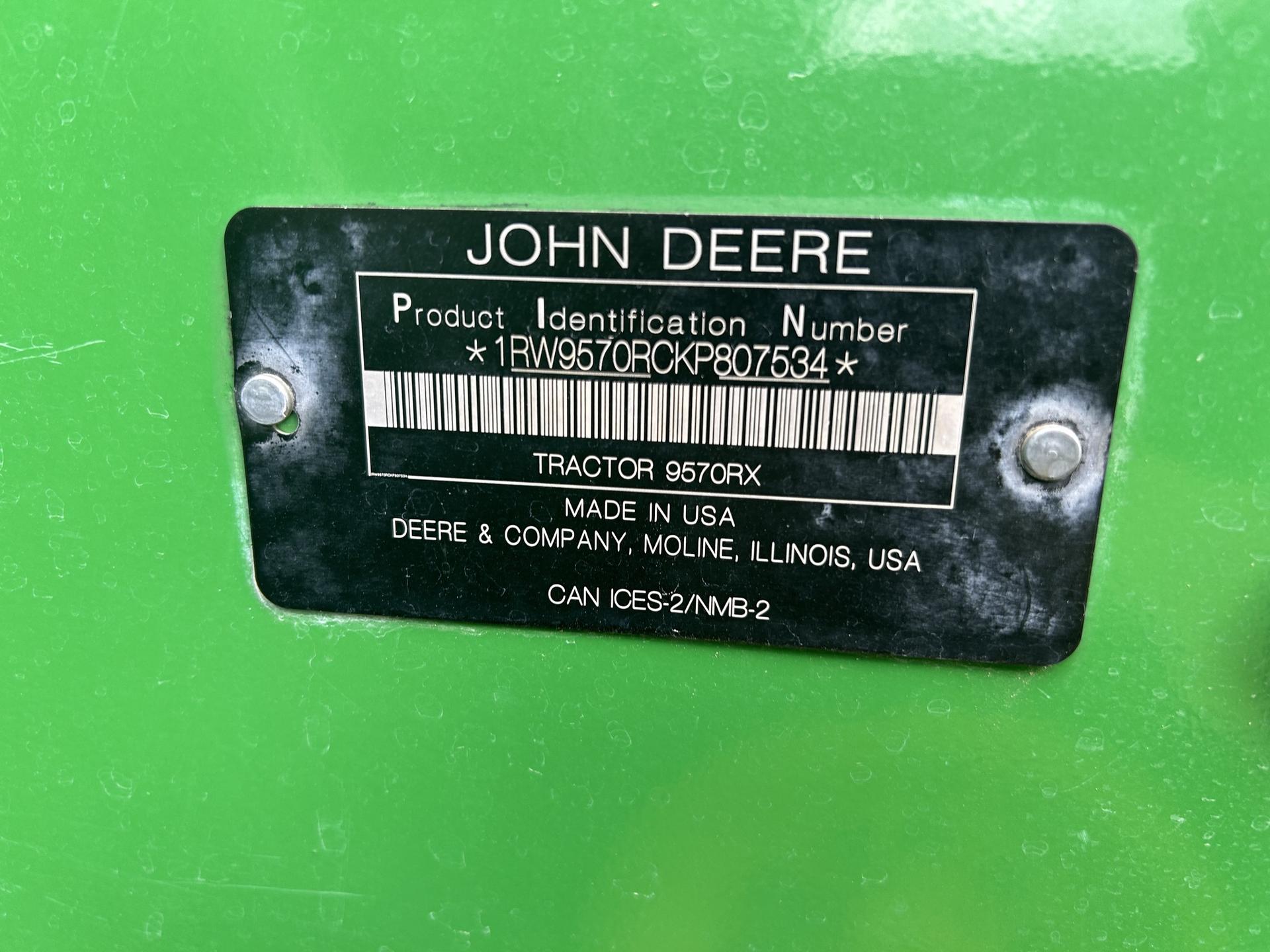 2019 John Deere 9570RX Image