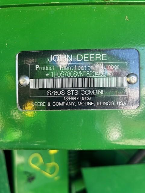 2022 John Deere S780 Image