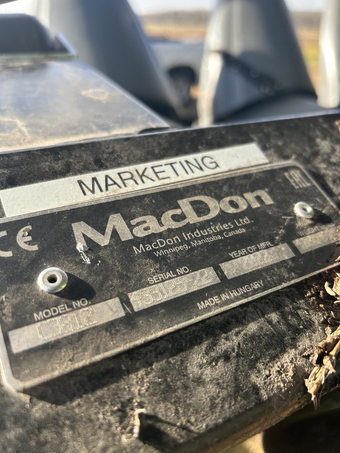 2022 MacDon C3812 Image