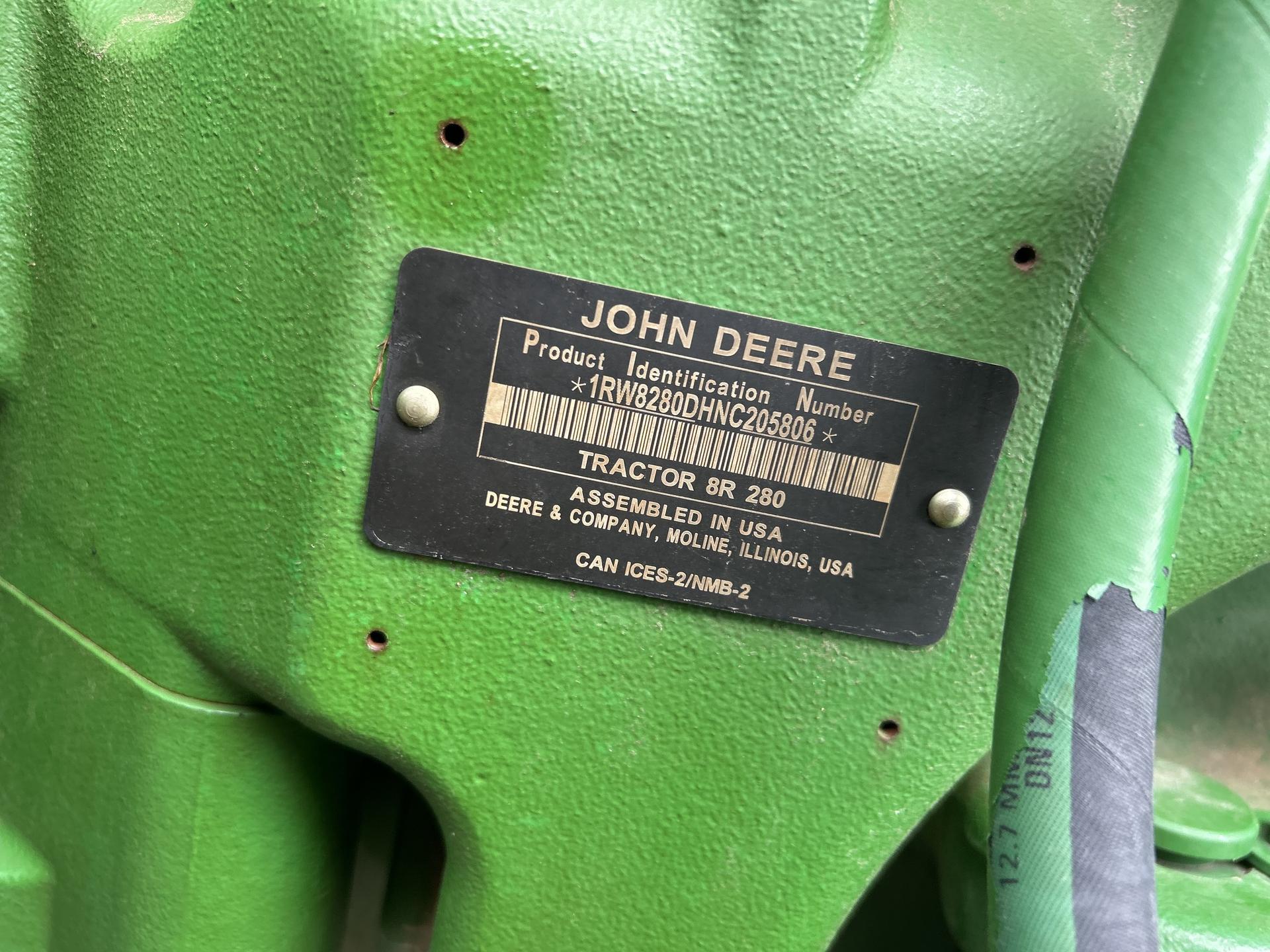 2022 John Deere 8R 280 Image