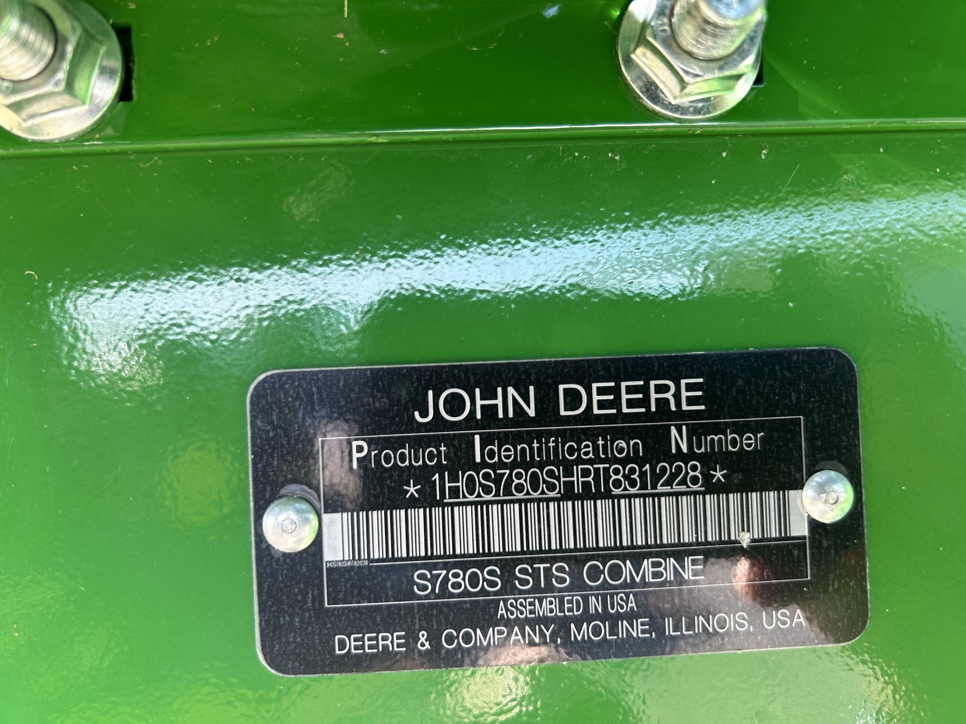 2024 John Deere S780 Image