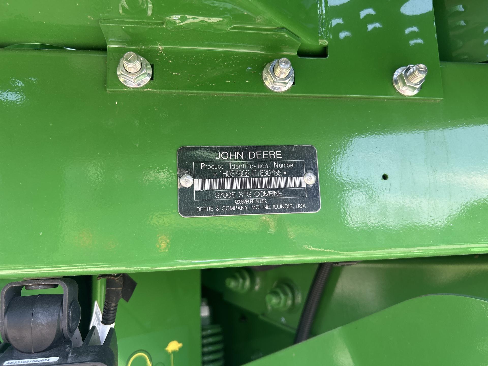2024 John Deere S780 Image