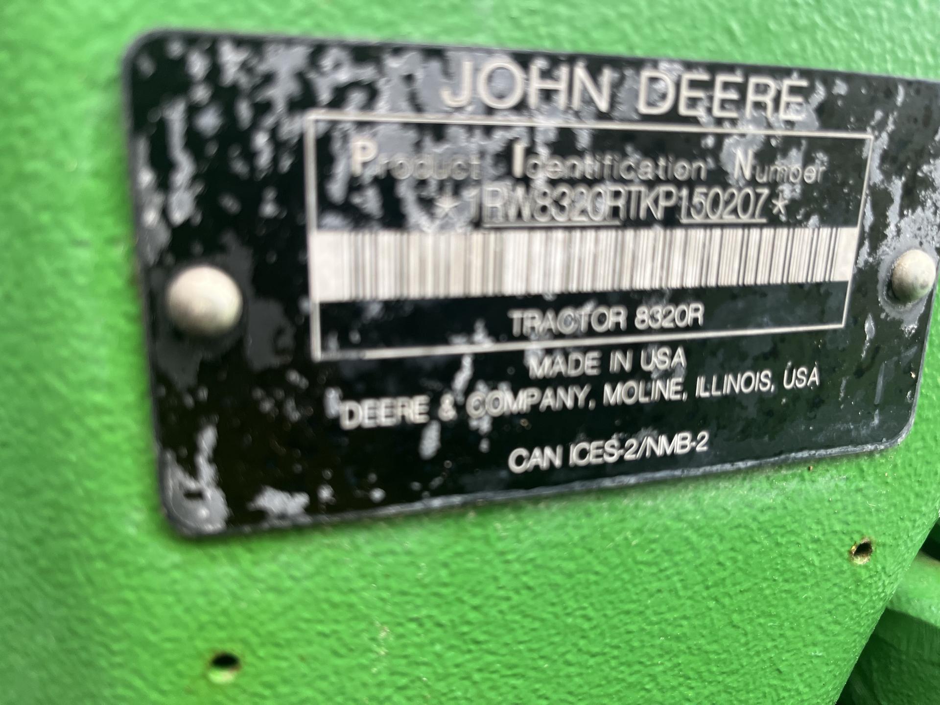 2019 John Deere 8320R Image