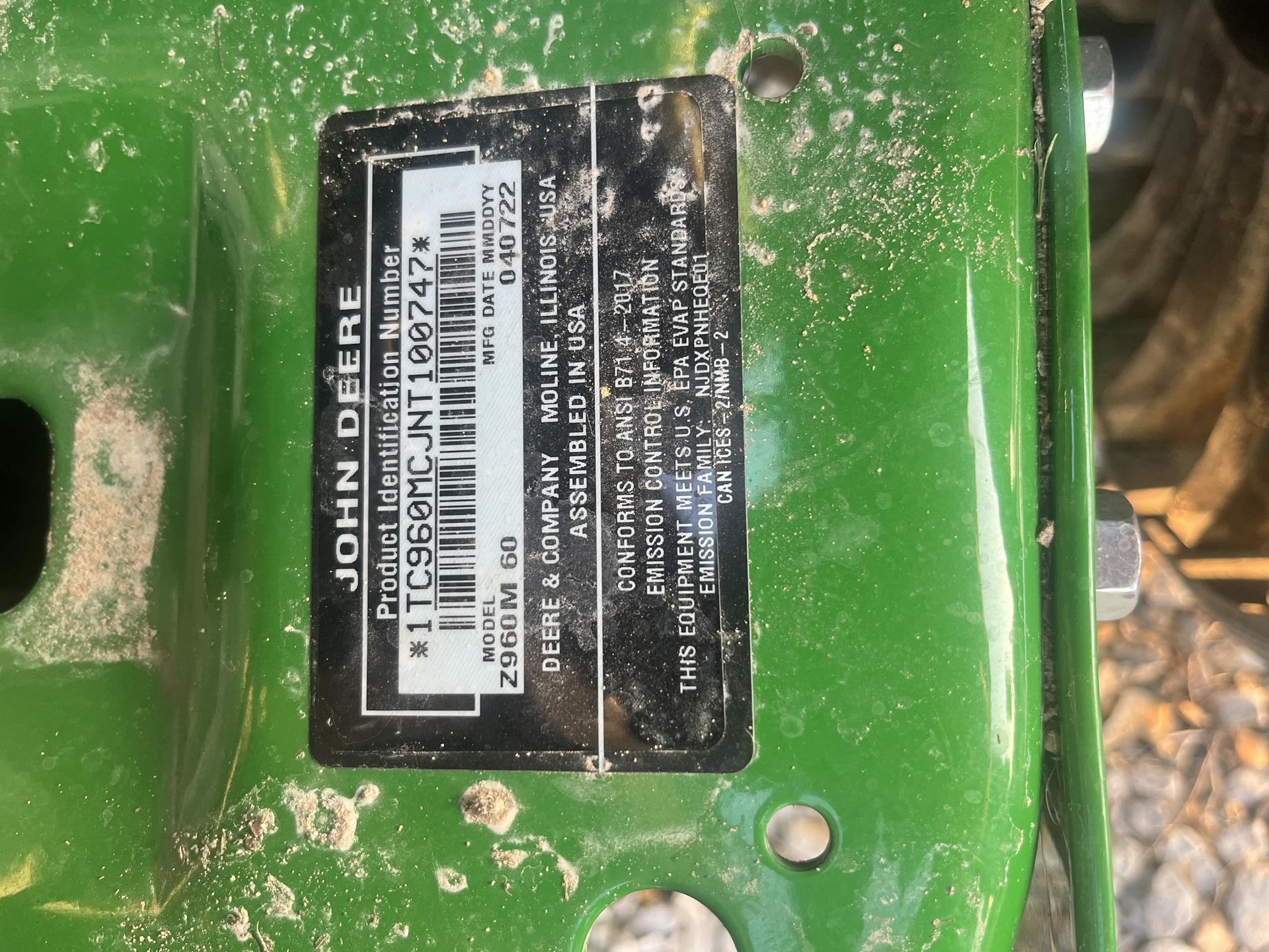 2022 John Deere Z960M Image