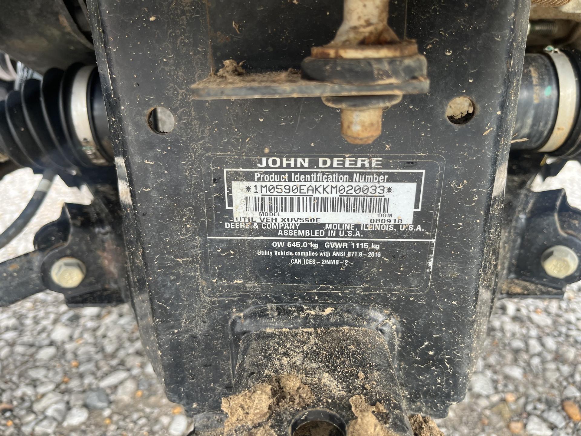 2018 John Deere XUV 590E Image