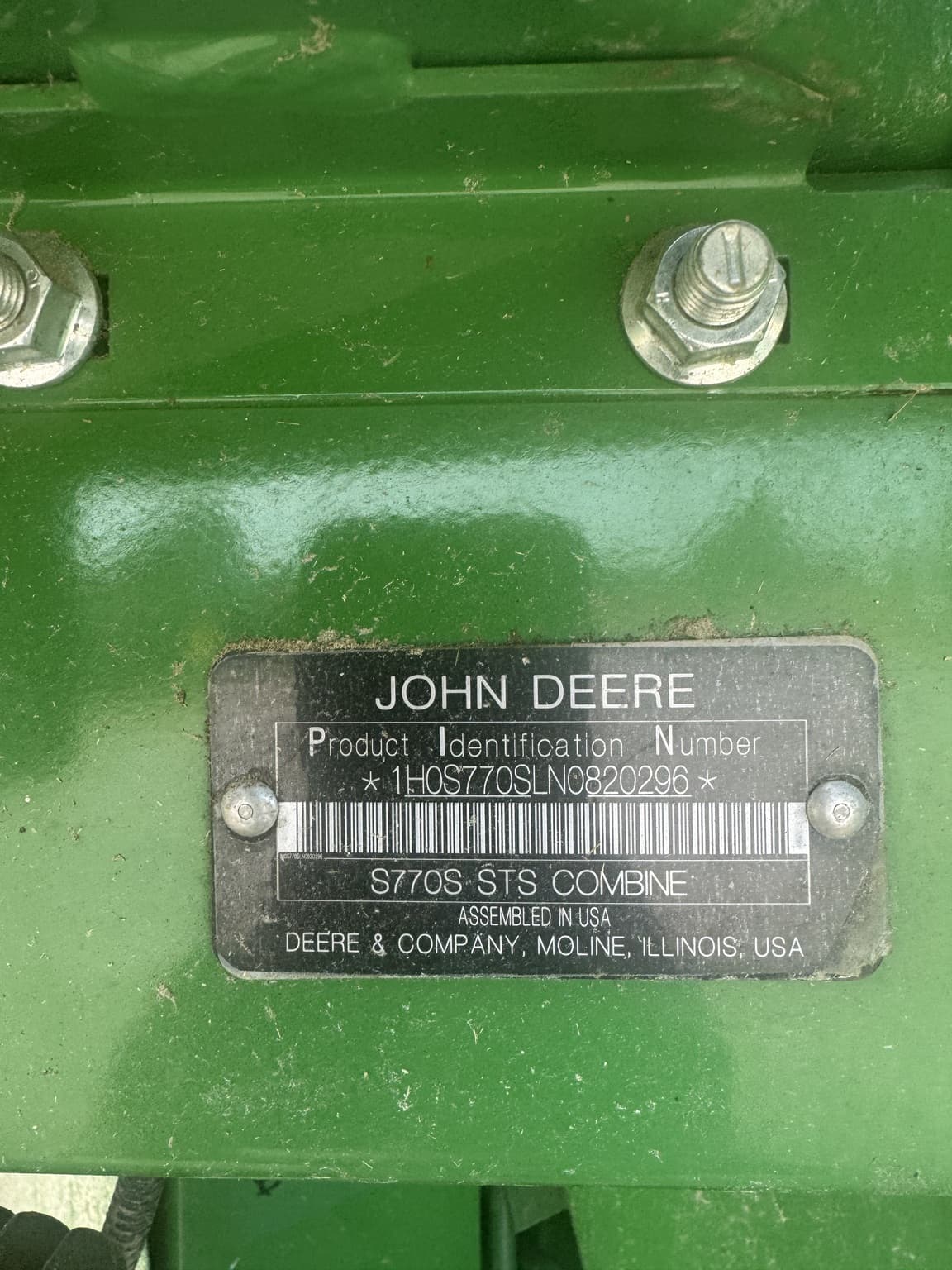 2022 John Deere S770 Image