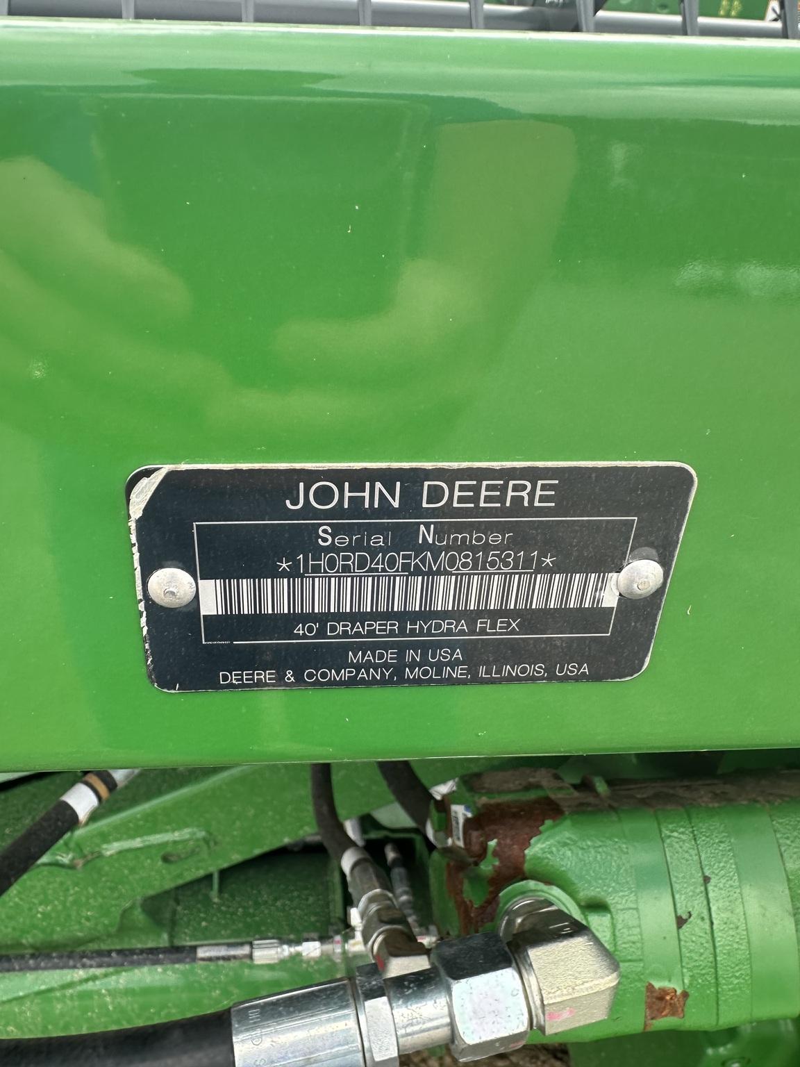 2021 John Deere RD40F Image