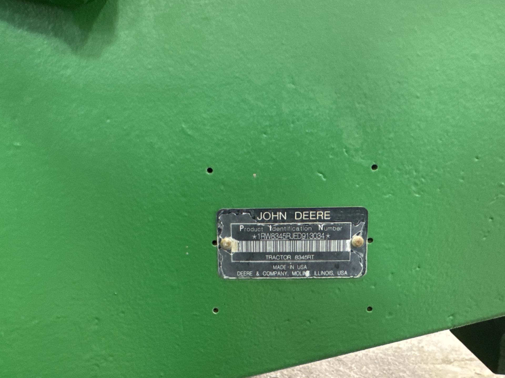 2014 John Deere 8345RT Image
