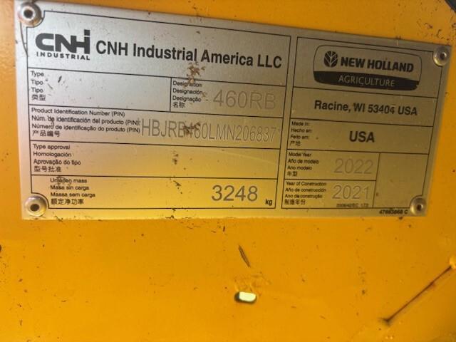 2022 New Holland 460RB Image