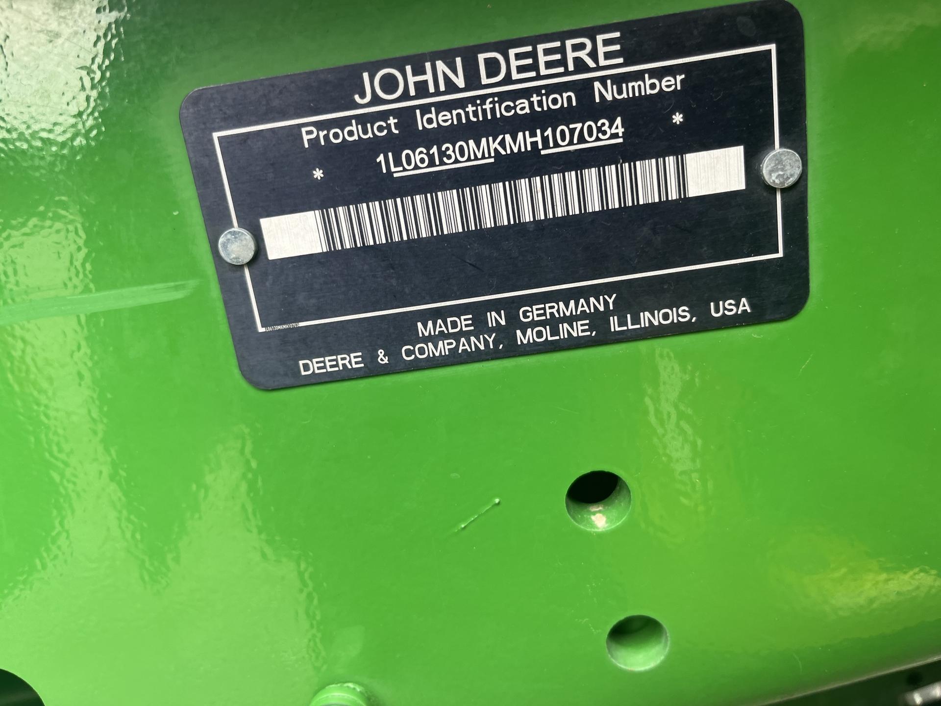 2021 John Deere 6130M Image