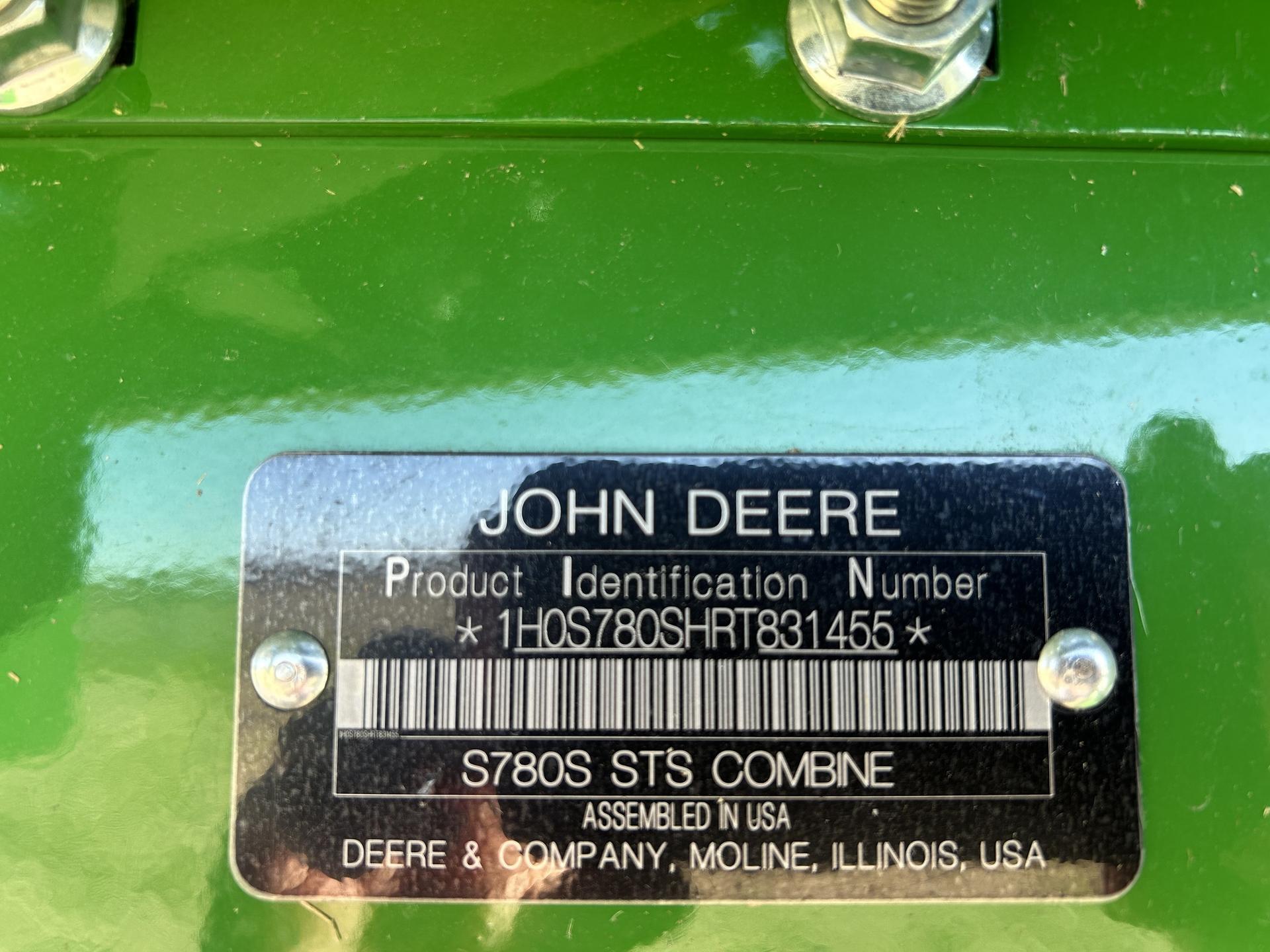 2024 John Deere S780 Image