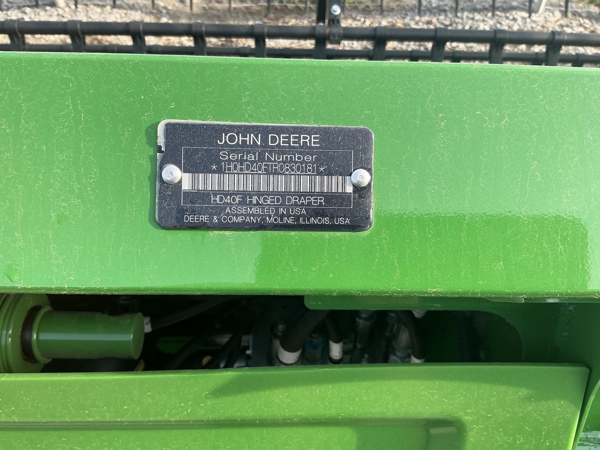 2024 John Deere HD40F Image