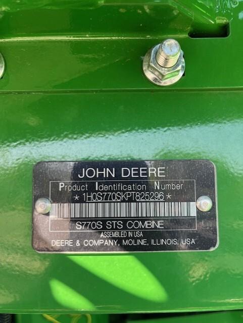2023 John Deere S770 Image