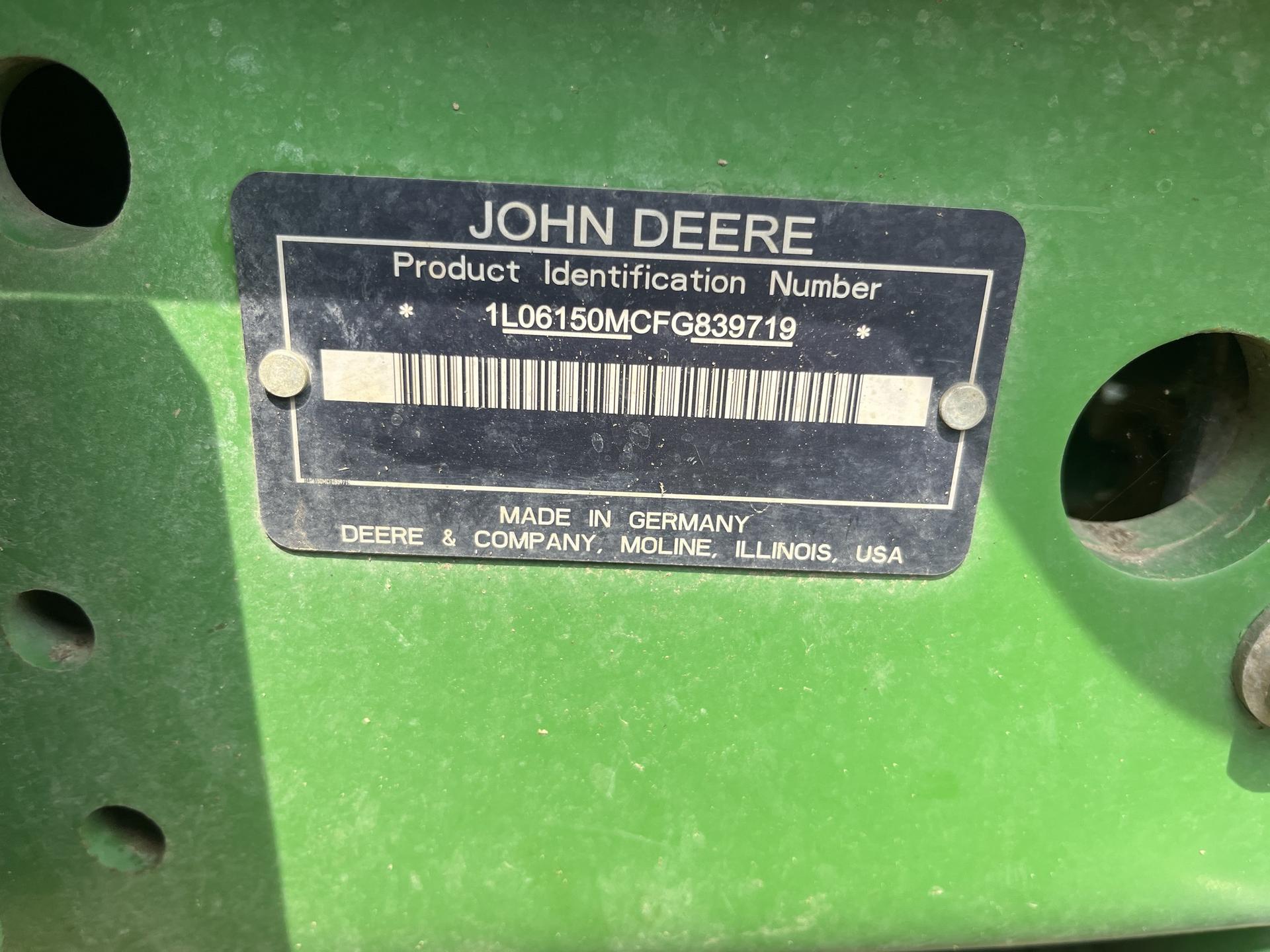 2015 John Deere 6150M Image