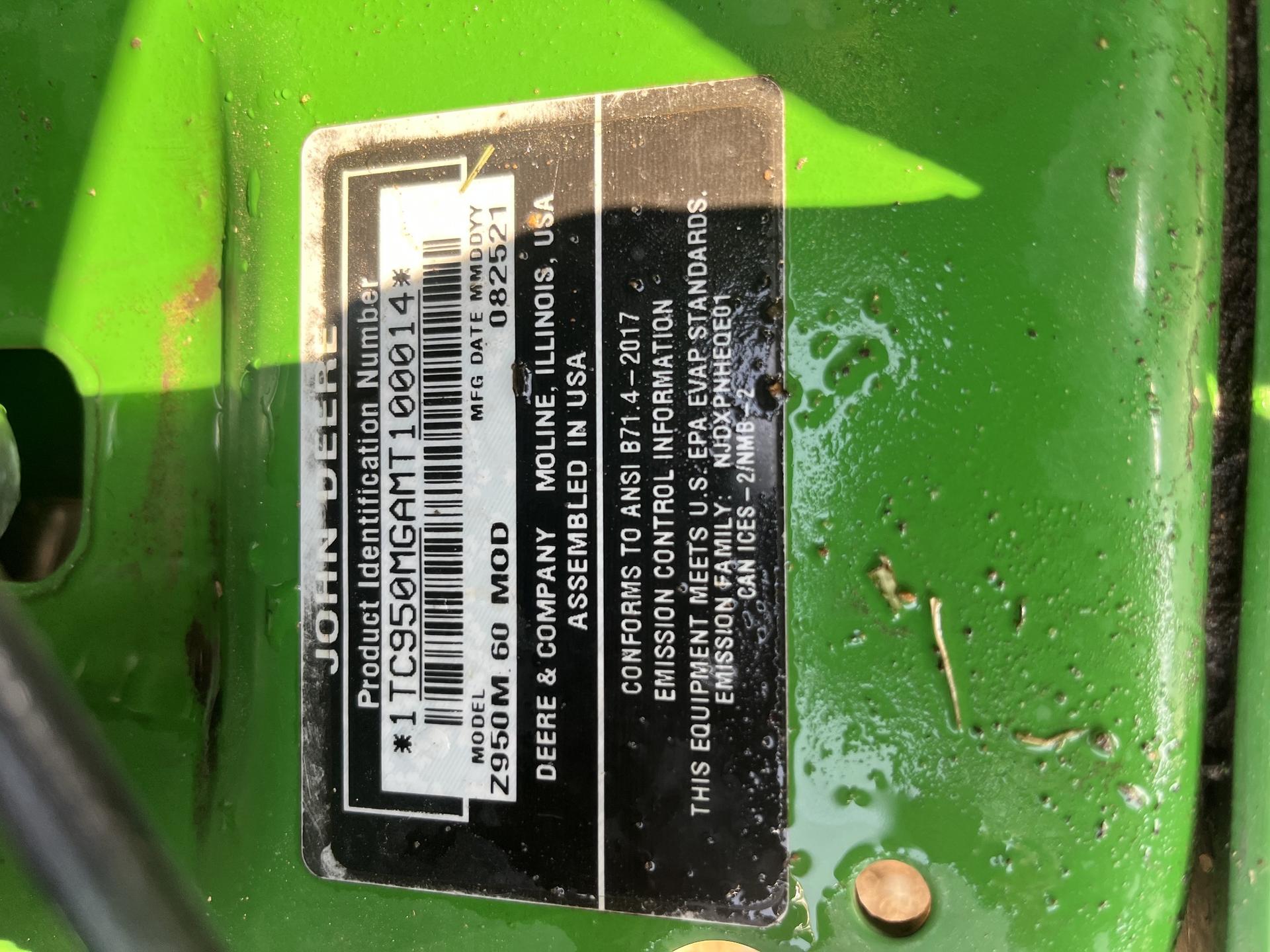 2021 John Deere Z950M Image