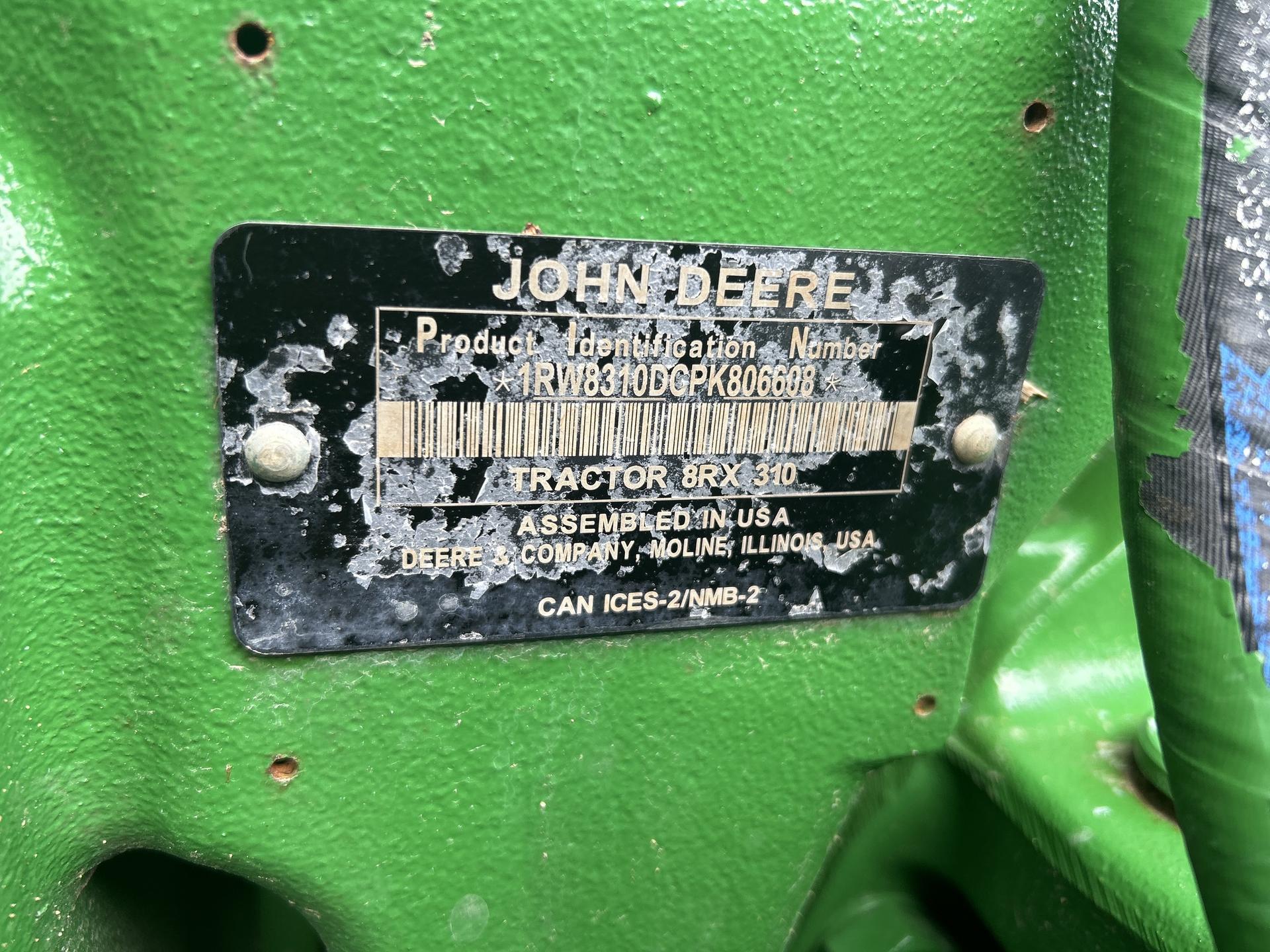 2023 John Deere 8RX 310 Image