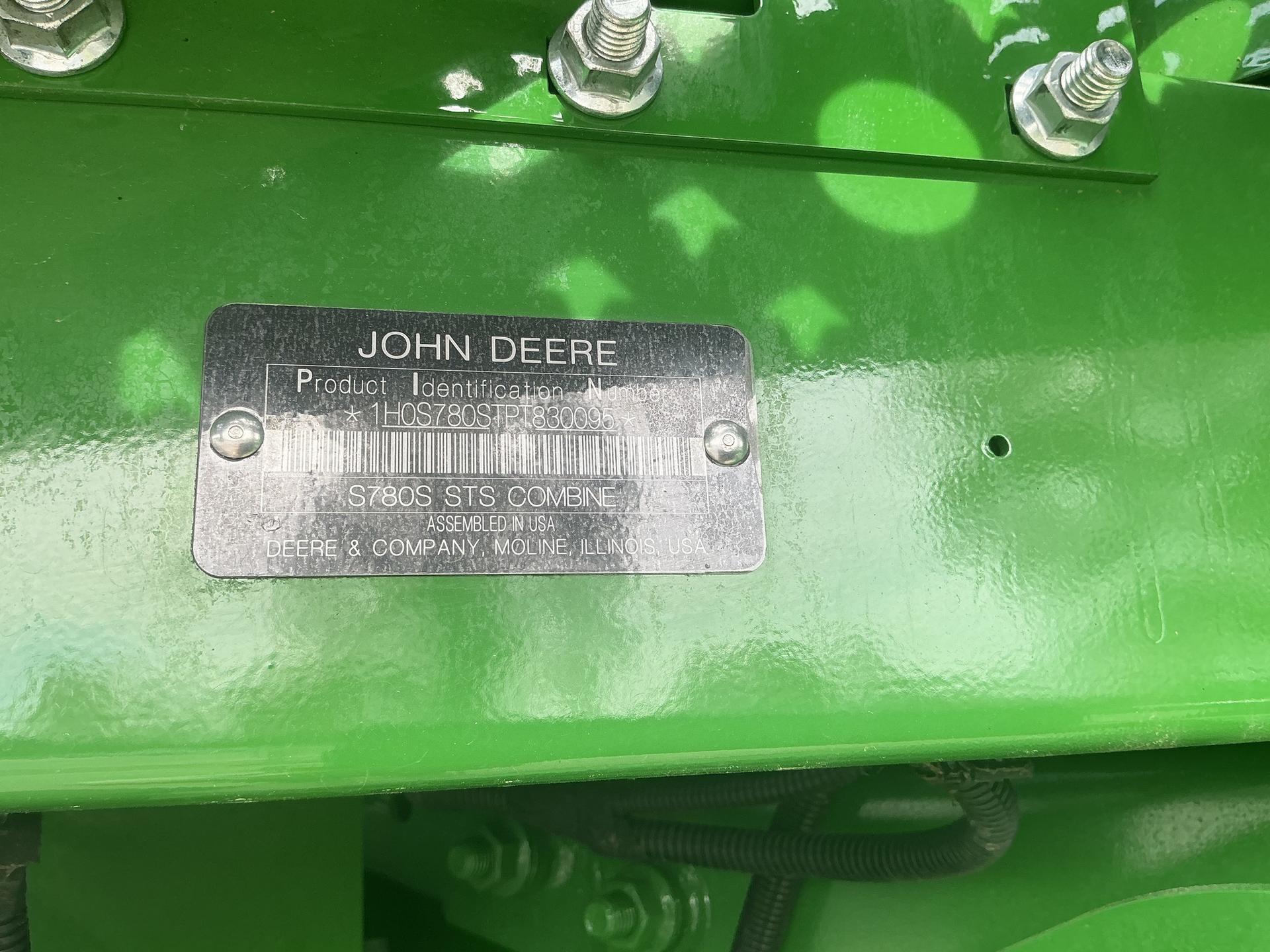 2024 John Deere S780 Image