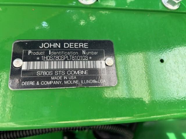 2020 John Deere S780 Image