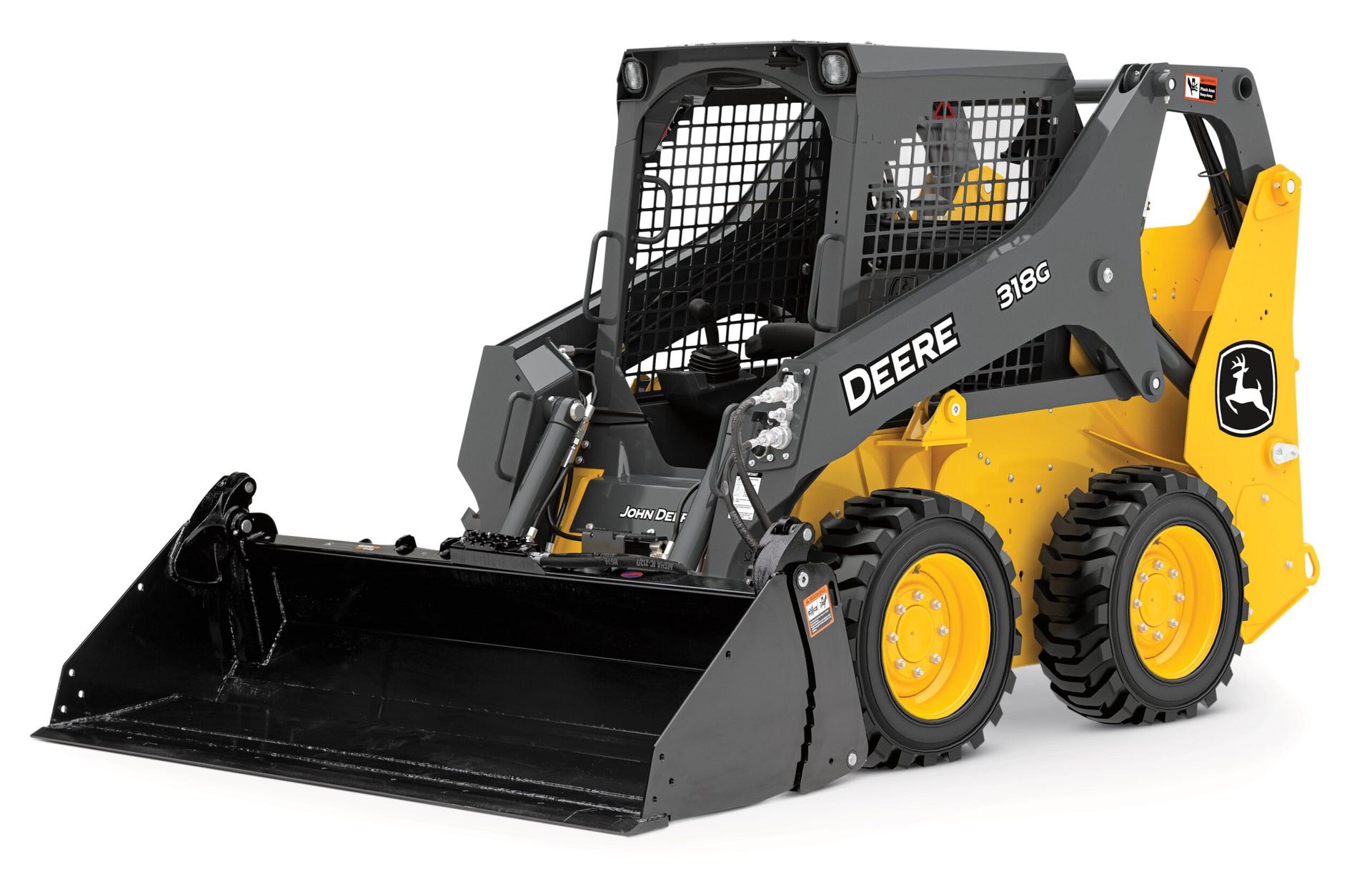 john deere 318g skid steer