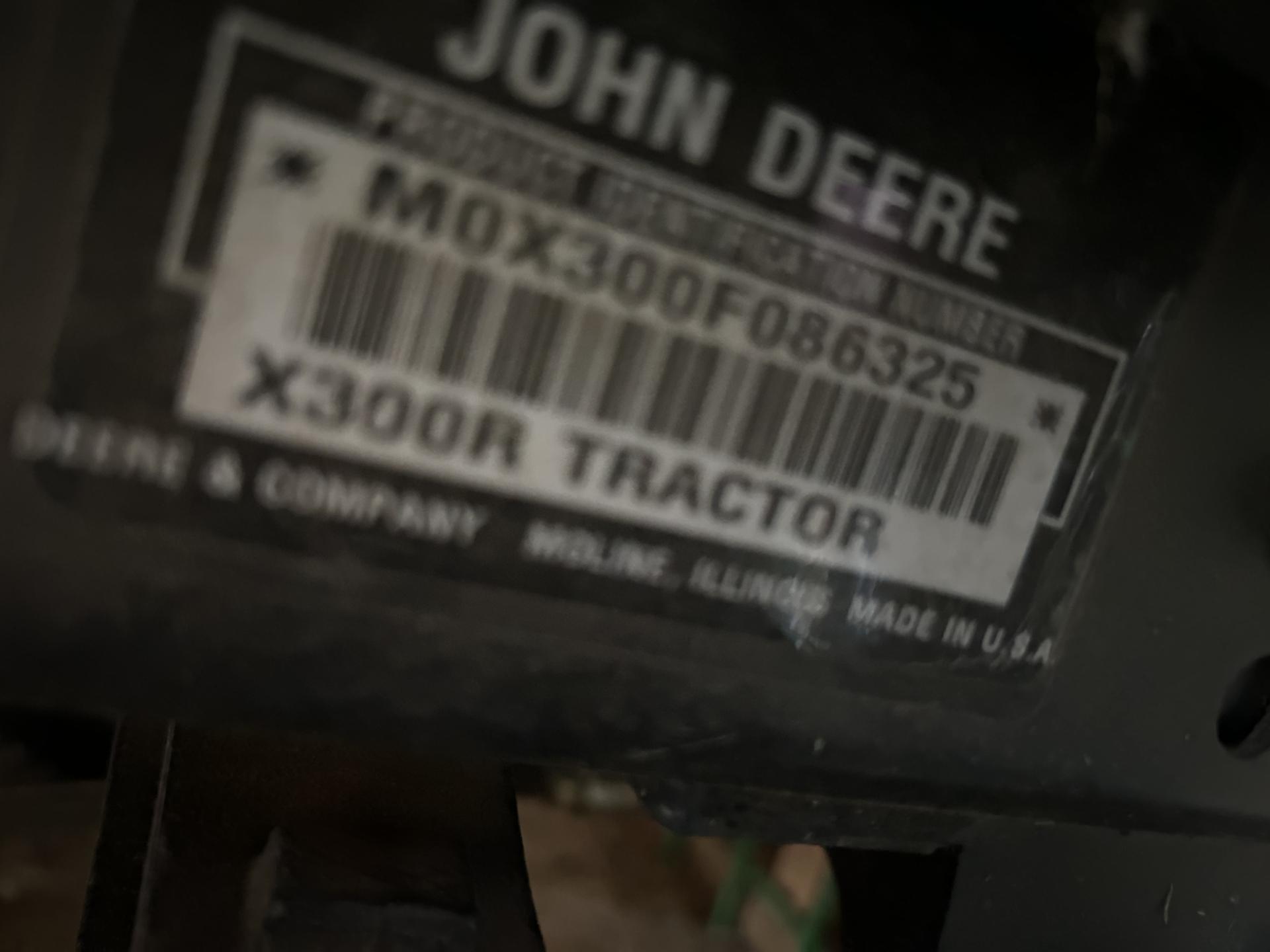 2008 John Deere X300R