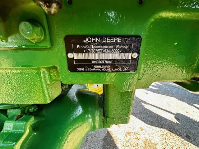 2021 John Deere 5075E