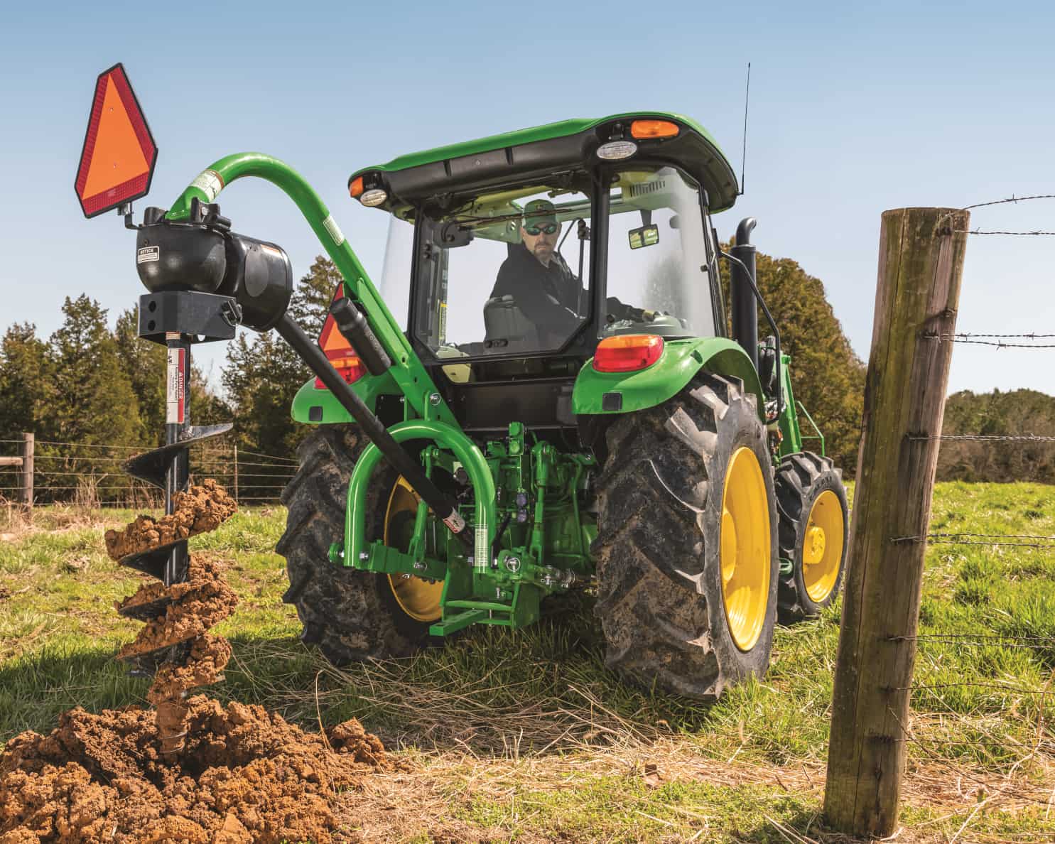 John Deere Post Hole Digger
